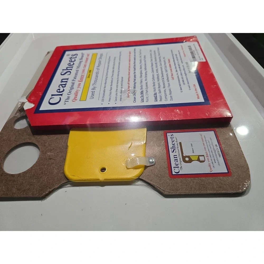 Clean Sheets - CLN-CS100 Superior Mixing Pad 12x12 -‎ 100 Disposable Sheets